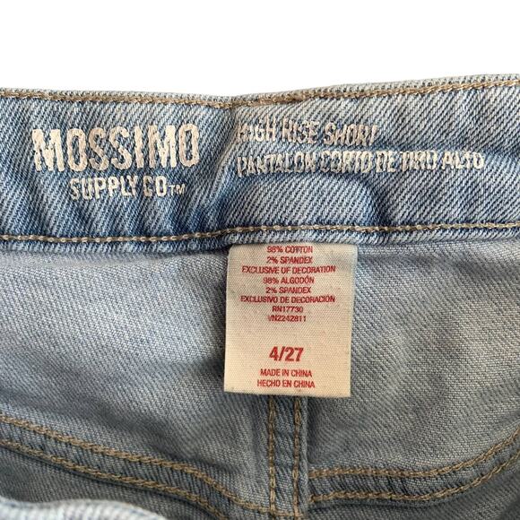Mossimo Size 4/27 High Rise Embroidered Shorts - Picture 9 of 9